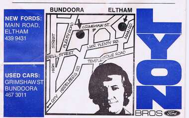 Advertisement - Digital Image, Lyon Bros Ford 1973, 07/07/1973