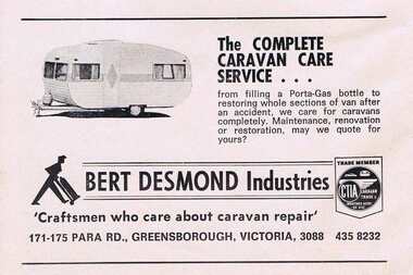 Advertisement - Digital Image, Bert Desmond Industries 1973, 09/06/1973