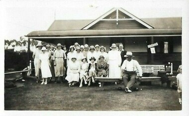Photograph - Digital Image, J. Gadsden and Co. Picnic at Greensborough 1934 - Group of Ladies, 1934_