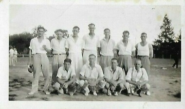 Photograph - Digital Image, J. Gadsden and Co. Picnic at Greensborough 1934 - Gadsden cricket team, 1934_