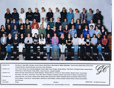 School Photograph - Digital Image, Rosie Bray et al, Greensborough Secondary College 1990 Year 12 Gr8750, 1990_
