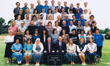 School Photograph - Digital Image, Rosie Bray et al, Greensborough Secondary College 1993 Staff Gr8750, 1993_