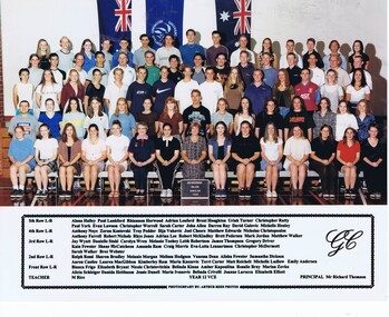 School Photograph - Digital Image, Rosie Bray et al, Greensborough College 1998 Year 12 Gr8750, 1998_