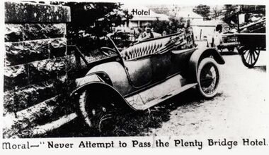 Photograph - Digital Image, Plenty Bridge Hotel 'bingle" Lower Plenty c1920, 1920s