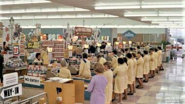 Photograph - Digital Image, Coles New World Greensborough, late 1960s, 1960s