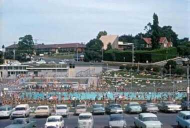 Photograph - Digital Image, Greensborough Pool carpark, 1970s