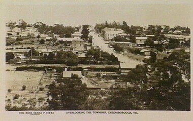Photograph - Digital Image, Rose Series Postcards, Overlooking the township of Greensborough 1929, 1929_