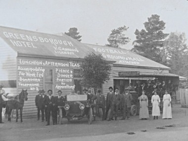 Photograph - Photograph - Digital Image, Old Greensborough Hotel Church Street 1910, 1910s