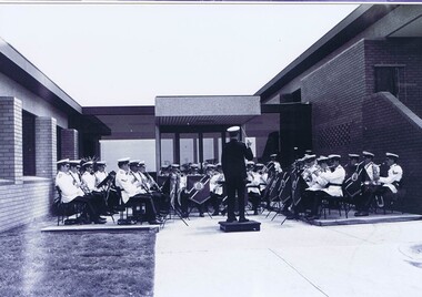 Photograph - Digital Image, Opening of Shire of Diamond Valley offices 1972: Band, 26/02/1972