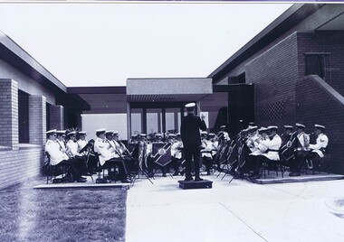 Photograph - Photograph - Digital Image, Opening of Shire of Diamond Valley offices 1972: Band, 26/02/1972