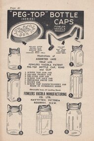 Advertisement - Digital Image, Fowlers Vacola, 1930s