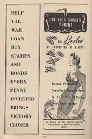 Article - Advertisement - Digital Image, NSW Cookery Teachers' Association, Berlei: in Domestic Science Handbook, 1942_
