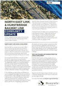 Work on paper - Newsletter, North East Link & Hurstbridge Railway Line: Community Update [Sept. 2020], 2020_09