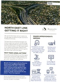 Work on paper - Newsletter, North East Link getting it right [June 2020], 2020_06