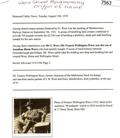 Document - Collection of articles, Peter van Eeken, The Were family, 2020_