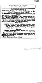 Newspaper - Newspaper Clipping (copy), The Argus, [Sale] June 8 1861: Fruit trees, shrubs, &c, 06/06/1861