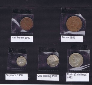 Coin - Coins, Royal Australian Mint, Pre-Decimal coins, 1949-1959