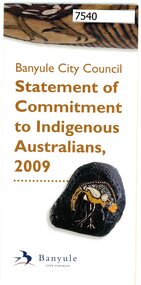 Poster, Banyule City Council, Statement of commitment to Indigenous Australians 2009: Banyule City Council, 2009