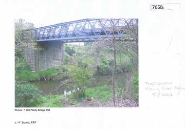 Photograph - Photograph (Copy), Anne Paul, Old Plenty Bridge Lower Plenty, 2003_05