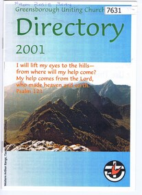 Booklet, Greensborough Uniting Church, Greensborough Uniting Church Directory 2001, 2001