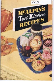 Booklet - Recipe Book, J. McAlpin & Sons, McAlpin's test kitchen recipes, 1940s