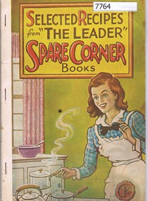 Book - Recipe Book, David Syme & Co, Selected recipes from "The Leader" spare corner books, 1959