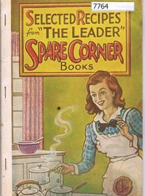 Book - Recipe Book, David Syme & Co, Selected recipes from "The Leader" spare corner books, 1959