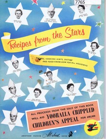 Book - Recipe Book, Ruskin Press, Recipes from the stars, 1959
