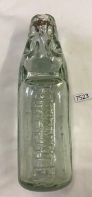 Container - Bottle, Cohn Bros Ltd, Cohn Bros Bendigo soda water bottle with marble, 1900 to 1912