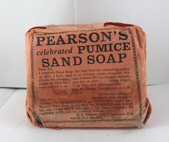Domestic object - Soap, Benger Enterprises, Pearson's celebrated pumice sand soap, 1970s