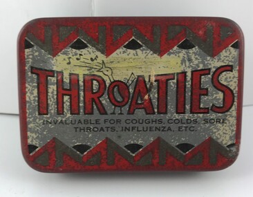 Container - Medicine Container, Throaties, 1950s