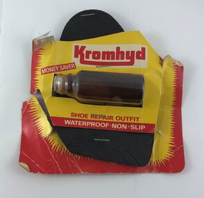 Domestic object - Shoe repair kit, Albert Andrews Pty Ltd, Kromhyd shoe repair outfit, 1981