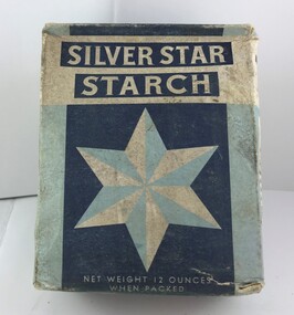 Domestic object - Laundry Starch, Robert Harper & Co. Ltd, Silver Star Starch, Box 1: 1950s  Box 2: 1970s