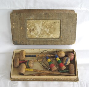 Leisure object - Game, Table croquet set, 1900c