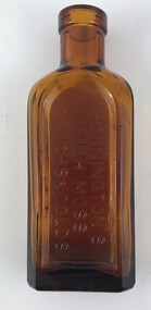 Container - Bottle, AGM (Australian Glass Manufacturing), Bonnington's Irish Moss cough syrup, Late 1940's to early 1950s