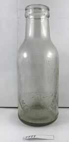 Container - Bottle, John Sutherland & Sons, Pickle bottle. John Sutherland & Sons, 1929-1933