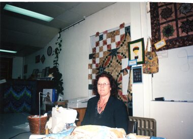 Photograph - Photographs, Rosie Bray, Debra Layt at the Patchwork Gallery quilt shop  2004, 2004