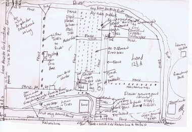 Map, Gary Partington, Alwyn at Whatmough Park, 1960s
