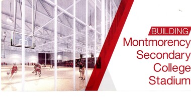 Flyer - Leaflet, Vicki Ward MP, Building Montmorency Secondary College Stadium [Mo8017], 2021