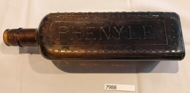 Domestic object - Bottle, AGM (Australian Glass Manufacturers), Phenyle bottle, 1950s