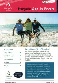 Newsletter, Banyule City Council, Banyule Age in Focus. Summer 2021, 2021_03