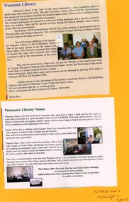Article - Newspaper Clipping, Watsonia Traders Association et al, Watsonia Library; and, Watsonia Library News 2003, 2003