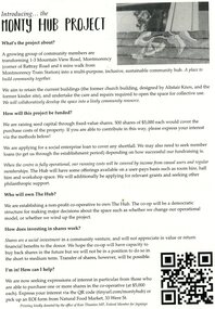 Document - Leaflet, Introducing the Monty Hub Project, 2021 c