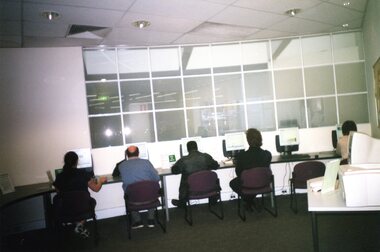 Photograph - Photographs, Rosie Bray, Watsonia Library: Computer users at Watsonia Library, 2005