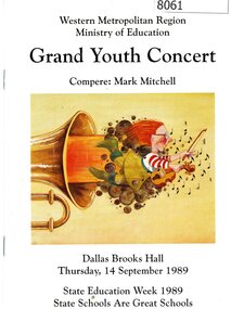 Programme - Program, Janefield Special School, Grand Youth Concert: [ including Janefield Special Dancers] 1989, 14/09/1989