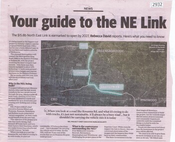 Article - Newspaper Clipping, Your guide to the NE Link, 26/02/2020