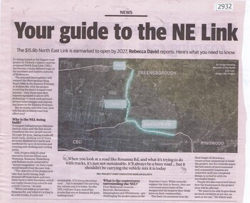 Article - Newspaper Clipping, Your guide to the NE Link