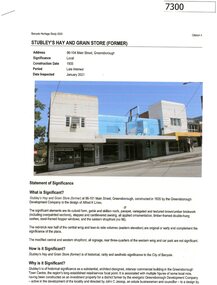 Booklet - Report, RBA Architects, Stubley's Hay and Grain Store (Former), 2021