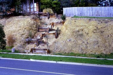 Slide - Photograph, John Ramsdale, Rattray Road erosion: Slide 2, 1990s
