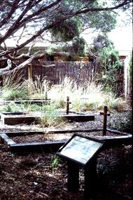 Slide - Photograph, John Ramsdale, Early settlers' graves Sorrento: Slide 4, 1990s